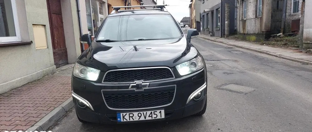 chevrolet śląskie Chevrolet Captiva cena 39000 przebieg: 147000, rok produkcji 2012 z Brusy